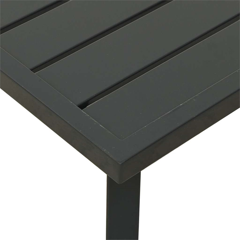 vidaXL Patio Coffee Table Anthracite 43.3