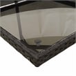 vidaXL Garden Dining Set Black Rattan 28.7