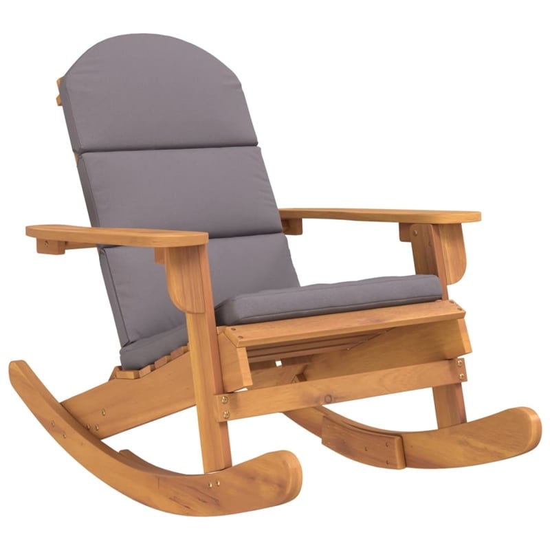 vidaXL 3 Piece Adirondack Patio Lounge Set Solid Wood Acacia