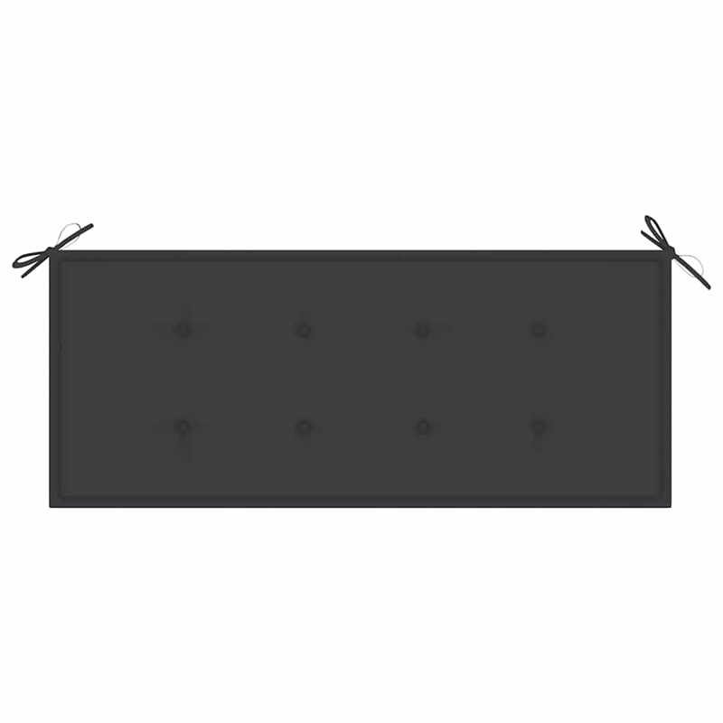 vidaXL 2-Seater Patio Bench with Cushion 47.2