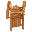 vidaXL 3 Piece Adirondack Patio Lounge Set Solid Wood Acacia