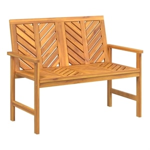vidaXL Patio Bench 42.9&quot Solid Wood Acacia
