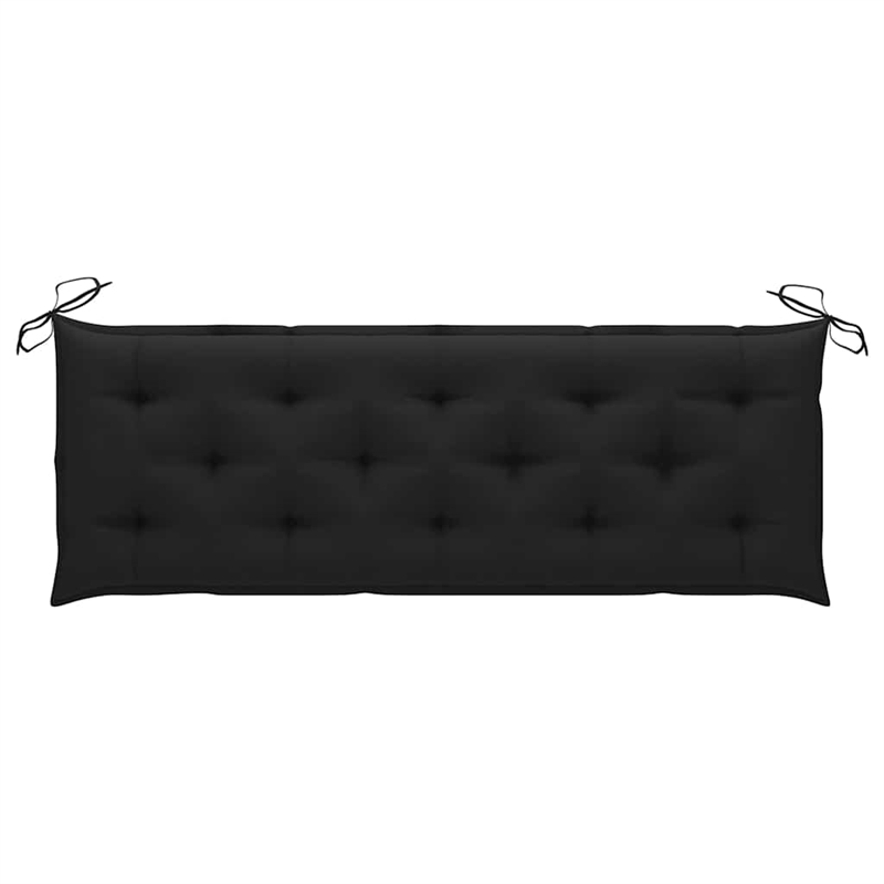 vidaXL 3-Seater Patio Bench with Cushion 59.1