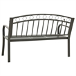 vidaXL Patio Bench with a Table 49.2