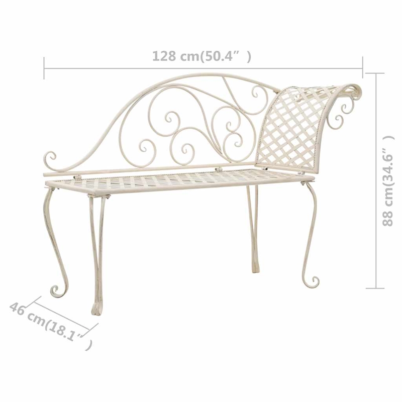 vidaXL Patio Chaise Lounge 50.4