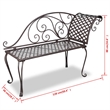 vidaXL Patio Chaise Lounge 50.4