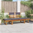 vidaXL 2-in-1 Patio Daybed with Cushion 74.8