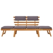 vidaXL 2-in-1 Patio Daybed with Cushion 74.8