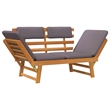 vidaXL 2-in-1 Patio Daybed with Cushion 74.8