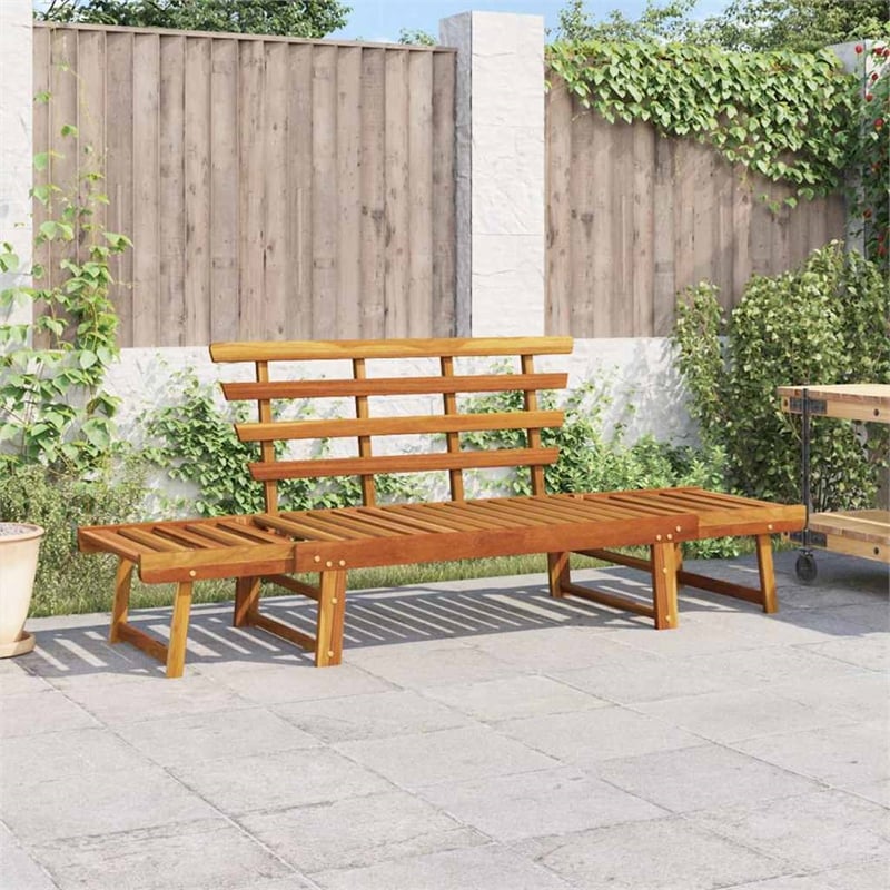 vidaXL Patio Bench 2-in-1 74.8