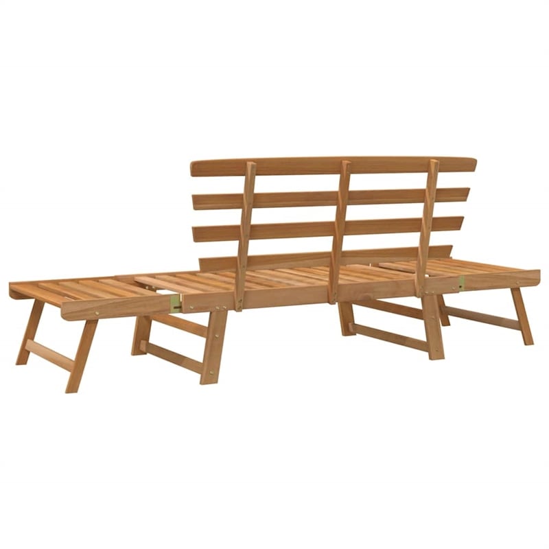 vidaXL Patio Bench 2-in-1 74.8