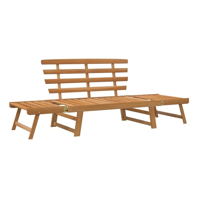 vidaXL Patio Bench 2-in-1 74.8