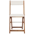 vidaXL 3 Piece Folding Bistro Set with Cushions Solid Acacia Wood