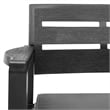 vidaXL 2-Seater Patio Bench with Cushions 52.4