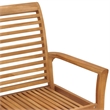 vidaXL Patio Bench with Green Cushion 44.1