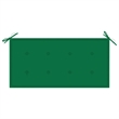 vidaXL Patio Bench with Green Cushion 44.1