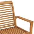 vidaXL Patio Bench with Taupe Cushion 44.1