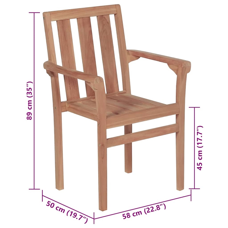 vidaXL Patio Chairs 2 pcs with Taupe Cushions Solid Teak Wood