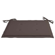 vidaXL Patio Chairs 2 pcs with Taupe Cushions Solid Teak Wood