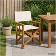 vidaXL Director's Chair Solid Acacia Wood