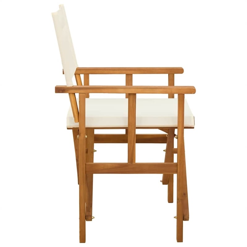 vidaXL Director's Chair Solid Acacia Wood