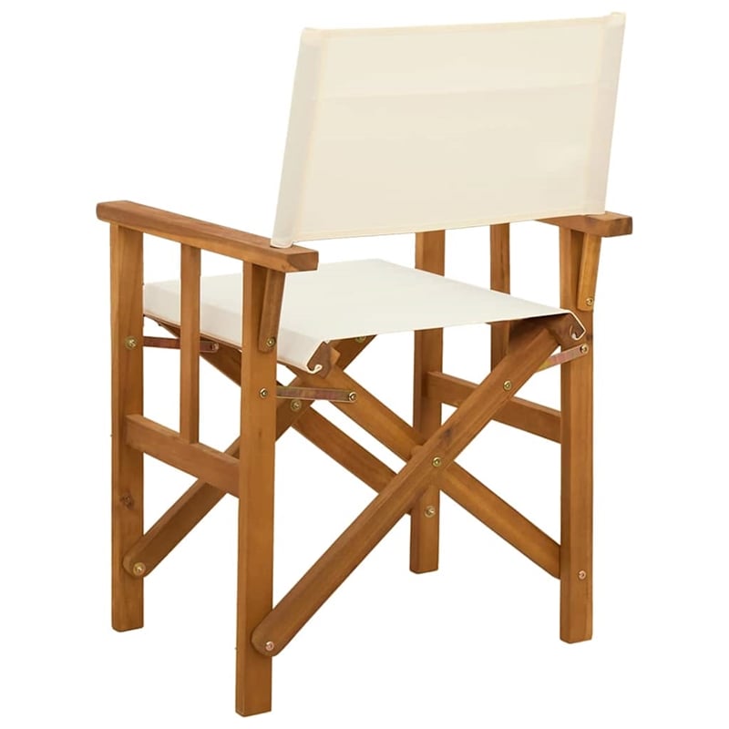 vidaXL Director's Chair Solid Acacia Wood