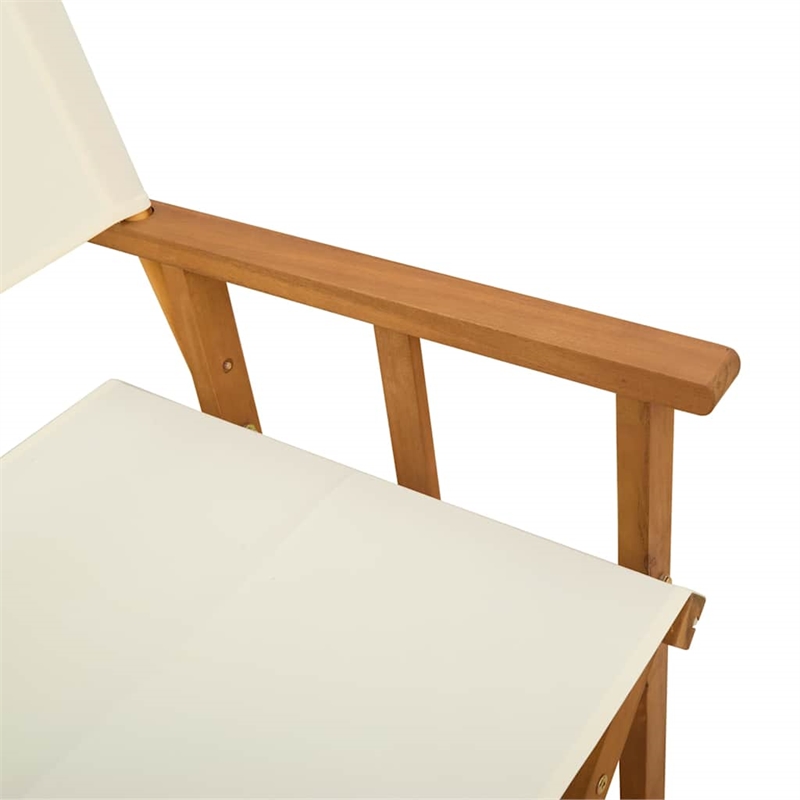 vidaXL Director's Chair Solid Acacia Wood