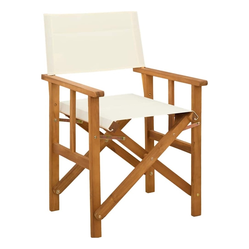 vidaXL Director's Chair Solid Acacia Wood