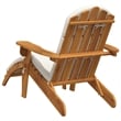 vidaXL Adirondack Patio Chair with Footrest Solid Wood Acacia