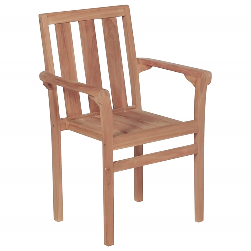vidaXL Patio Chairs 2 pcs with Gray Cushions Solid Teak Wood