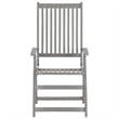 vidaXL Patio Reclining Chairs 2 pcs with Cushions Solid Acacia Wood
