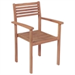 vidaXL Patio Chairs 2 pcs with Light Blue Cushions Solid Teak Wood