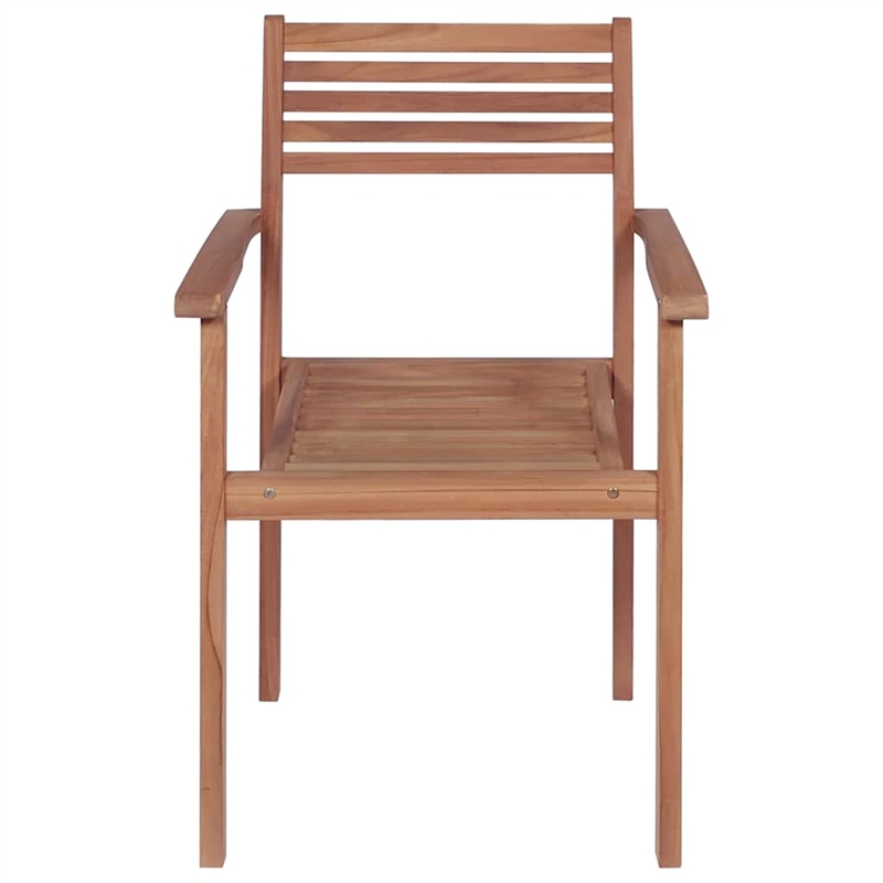 vidaXL Patio Chairs 2 pcs with Light Blue Cushions Solid Teak Wood