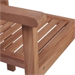 vidaXL Patio Chairs 2 pcs with Light Blue Cushions Solid Teak Wood