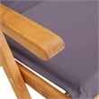 vidaXL Reclining Patio Chairs 2 pcs Brown Solid Acacia Wood