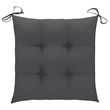 vidaXL Folding Patio Chairs 2 pcs with Cushions Bamboo