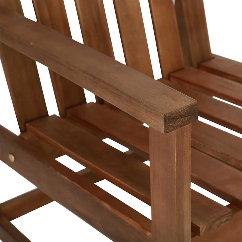 vidaXL Patio Sofa Chairs 2 pcs Solid Acacia Wood