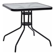 vidaXL Patio Table Black 27.6