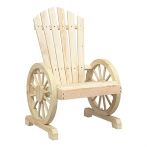 vidaXL Patio Adirondack Chair Solid Wood Fir
