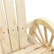 vidaXL Patio Adirondack Chair Solid Wood Fir