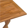 vidaXL Folding Patio Dining Table 35.4