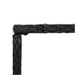 vidaXL Bar Table with Glass Top Black 27.6