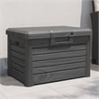 vidaXL Outdoor Cushion Box Anthracite 73x50.5x46.5 cm Polypropylene