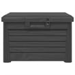 vidaXL Outdoor Cushion Box Anthracite 73x50.5x46.5 cm Polypropylene