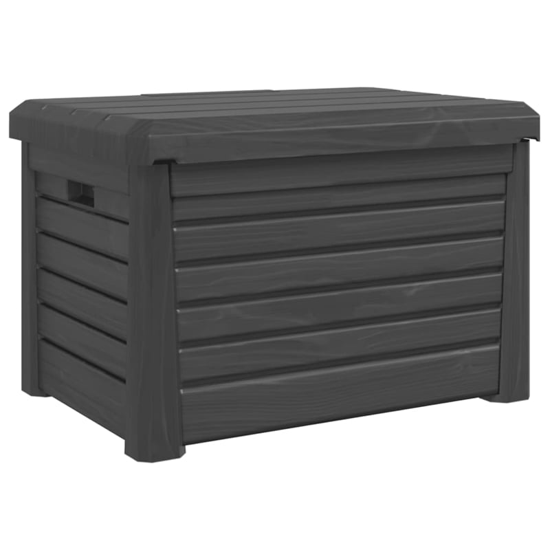 vidaXL Outdoor Cushion Box Anthracite 73x50.5x46.5 cm Polypropylene