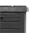 vidaXL Outdoor Cushion Box Anthracite 73x50.5x46.5 cm Polypropylene