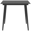 vidaXL Patio Dining Table Black 31.5