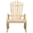 vidaXL Patio Adirondack Chairs 4 pcs Solid Wood Fir