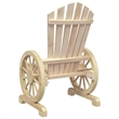 vidaXL Patio Adirondack Chairs 4 pcs Solid Wood Fir