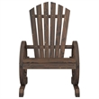 vidaXL Patio Adirondack Chairs 4 pcs Solid Wood Fir